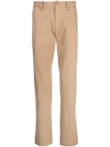 Polo Ralph Lauren pantalon slim en coton stretch - Marron