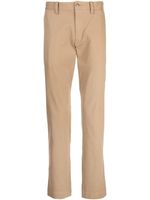 Polo Ralph Lauren pantalon slim en coton stretch - Marron - thumbnail