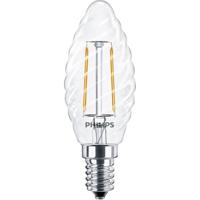 Philips LED 34772400 LED-lamp Energielabel E (A - G) E14 Kaars gedraaid 2 W = 25 W Warmwit (Ø x l) 35 mm x 97 mm 1 stuk(s)