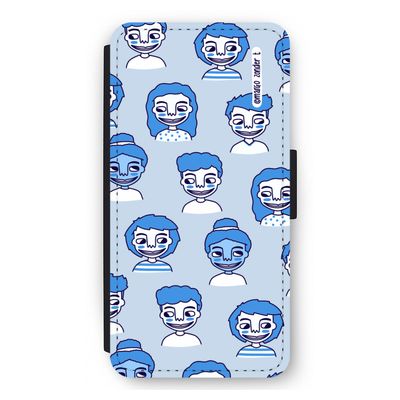 Gezichtjes: iPhone 12 Pro Max Flip Hoesje
