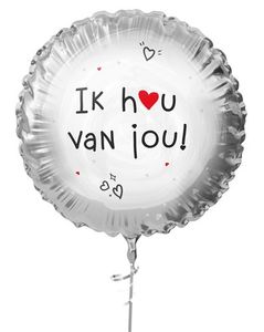 Folieballon &apos;Ik hou van jou&apos; (45cm)