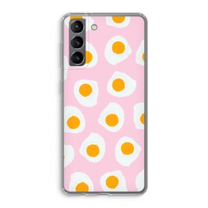 Dancing eggs: Samsung Galaxy S21 Transparant Hoesje