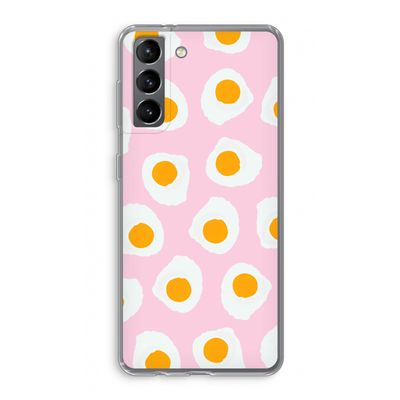 Dancing eggs: Samsung Galaxy S21 Transparant Hoesje