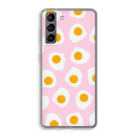 Dancing eggs: Samsung Galaxy S21 Transparant Hoesje