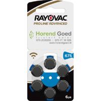 Rayovac Proline Advanced - hoortoestel batterij P675 - Blauwe sticker - Horend Goed - thumbnail