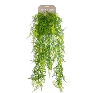 Emerald Asparagus plumosus hanging bush x6 80 cm kunstplant