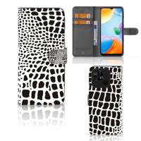 Xiaomi Redmi 10C | Telefoonhoesje | Met pasjeshouder | Slangenprint