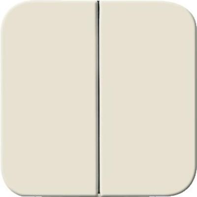 Busch-Jaeger 2-voudige schakelwip Busch-Duro 2000 SI crèmewit 2505-212