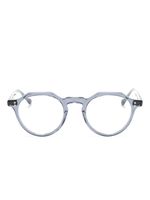 Eyevan7285 lunettes de vue Attachee à monture géométrique - Bleu