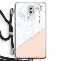 Marmer in stijl: Honor 6X Transparant Hoesje met koord