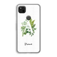 Green Brush: Google Pixel 4a Transparant Hoesje