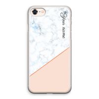 Marmer in stijl: iPhone 8 Transparant Hoesje Marmer in stijl: iPhone 8 Transparant Hoesje