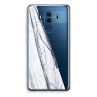 Gestreepte marmer: Huawei Mate 10 Pro Transparant Hoesje