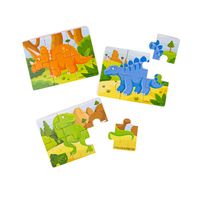 Bigjigs Dinosaurus (6-delige Puzzels) 3 Puzzels - thumbnail
