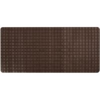 Douche/bad anti-slip mat badkamer - rubber - bruin - 76 x 36 cm - rechthoek