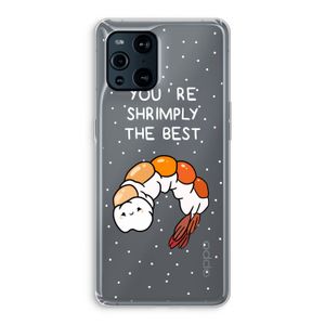 You're Shrimply The Best: Oppo Find X3 Pro Transparant Hoesje