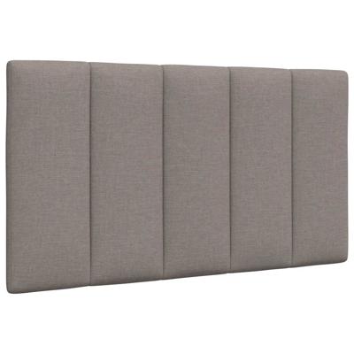 Hoofdbordkussen "Hanko" 80 cm stof taupe