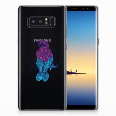 Samsung Galaxy Note 8 Telefoonhoesje met Naam Merel Samsung Galaxy Note 8 Telefoonhoesje met Naam Merel