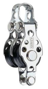 Harken 16mm 2-schijfsblok Met Hondsvot Default