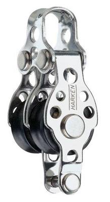 Harken 16mm 2-schijfsblok Met Hondsvot Default