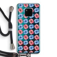 Klaproosjes: Huawei Mate 20 Pro Transparant Hoesje met koord