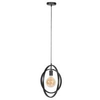 Hoyz - Industrieel Hanglamp - 1 Lamp - Turn around - Zwart