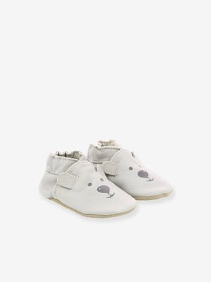 Sloffen Soft Soles Sweety Bear ROBEEZ© lichtgrijs