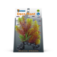 Superfish Deco Plant Myriophyllum Large - Rode Kunstplant voor Onderhoudsvrij Aquarium