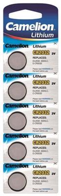 Camelion cr2032 lithium 3v 5 stuks blister