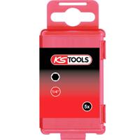 KS Tools 911.7758 Inbus-bit Speciaal staal Vernikkeld E 6.3 5 stuk(s) KS Tools 911.7758 Inbus-bit Speciaal staal Vernikkeld E 6.3 5 stuk(s)