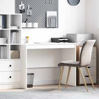 Bureau Wit 100 x 50 x 76 cm Bewerkt hout