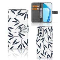OnePlus 9 Hoesje Leaves Blue OnePlus 9 Hoesje Leaves Blue