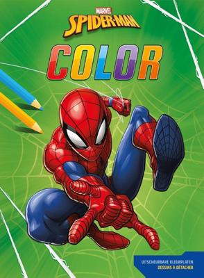Marvel Spider-Man Color kleurblok / Marvel Spider-Man Color bloc de coloriage (Paperback)
