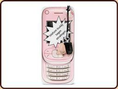 Ruben Robijn Telefoon buddy toermalijn roze kwarts (1 st)