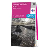 Wandelkaart - Topografische kaart 107 Landranger Kingston upon Hull, B