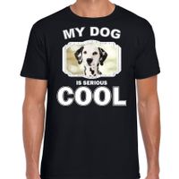 Honden liefhebber shirt Dalmatier my dog is serious cool zwart voor heren 2XL  -