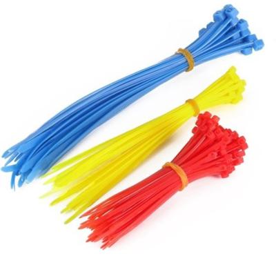 Kabelbinders - tie-wraps - 300x - multi kleur - 3 formaten - kunststof