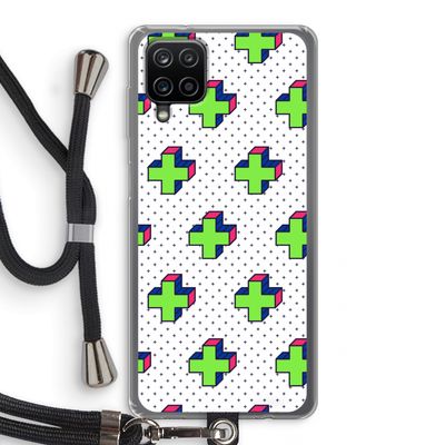 8-bit N°10: Samsung Galaxy A12 Transparant Hoesje met koord