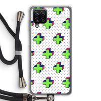 8-bit N°10: Samsung Galaxy A12 Transparant Hoesje met koord