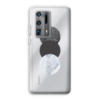 Marmeren cirkels: Huawei P40 Pro Plus Transparant Hoesje