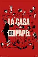 Poster Money Heist All Characters 61x91,5cm Poster Money Heist All Characters 61x91,5cm