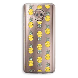Ananas: Motorola Moto G6 Transparant Hoesje