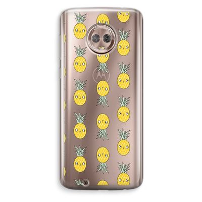 Ananas: Motorola Moto G6 Transparant Hoesje