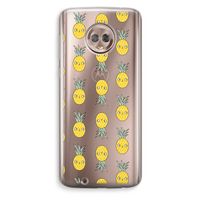 Ananas: Motorola Moto G6 Transparant Hoesje