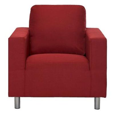 Fauteuil New York - stof - rood
