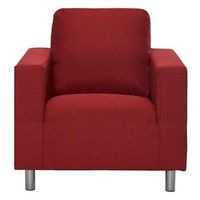 Fauteuil New York - stof - rood