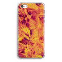 Eternal Fire: iPhone 5 / 5S / SE Transparant Hoesje