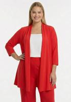 Yoek Cardigan met driekwart mouw | Light Red | Maat 54/56
