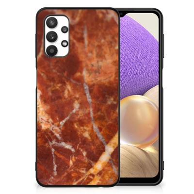 Samsung Galaxy A32 5G Marmeren Print Telefoonhoesje Marmer Bruin