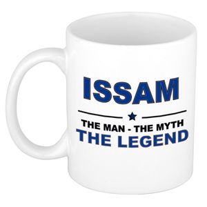 Issam The man, The myth the legend cadeau koffie mok / thee beker 300 ml   -
